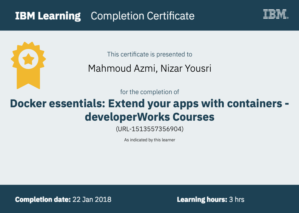 Docker essentials: Extend your apps with containers - developerWorks Courses